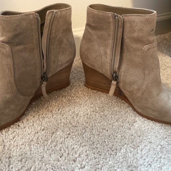 BP Wedge Suede Booties - Picture 2 of 3